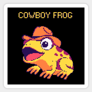 Cowboy Frog Magnet